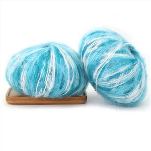 Filato in misto acrilico mohair a colori misti